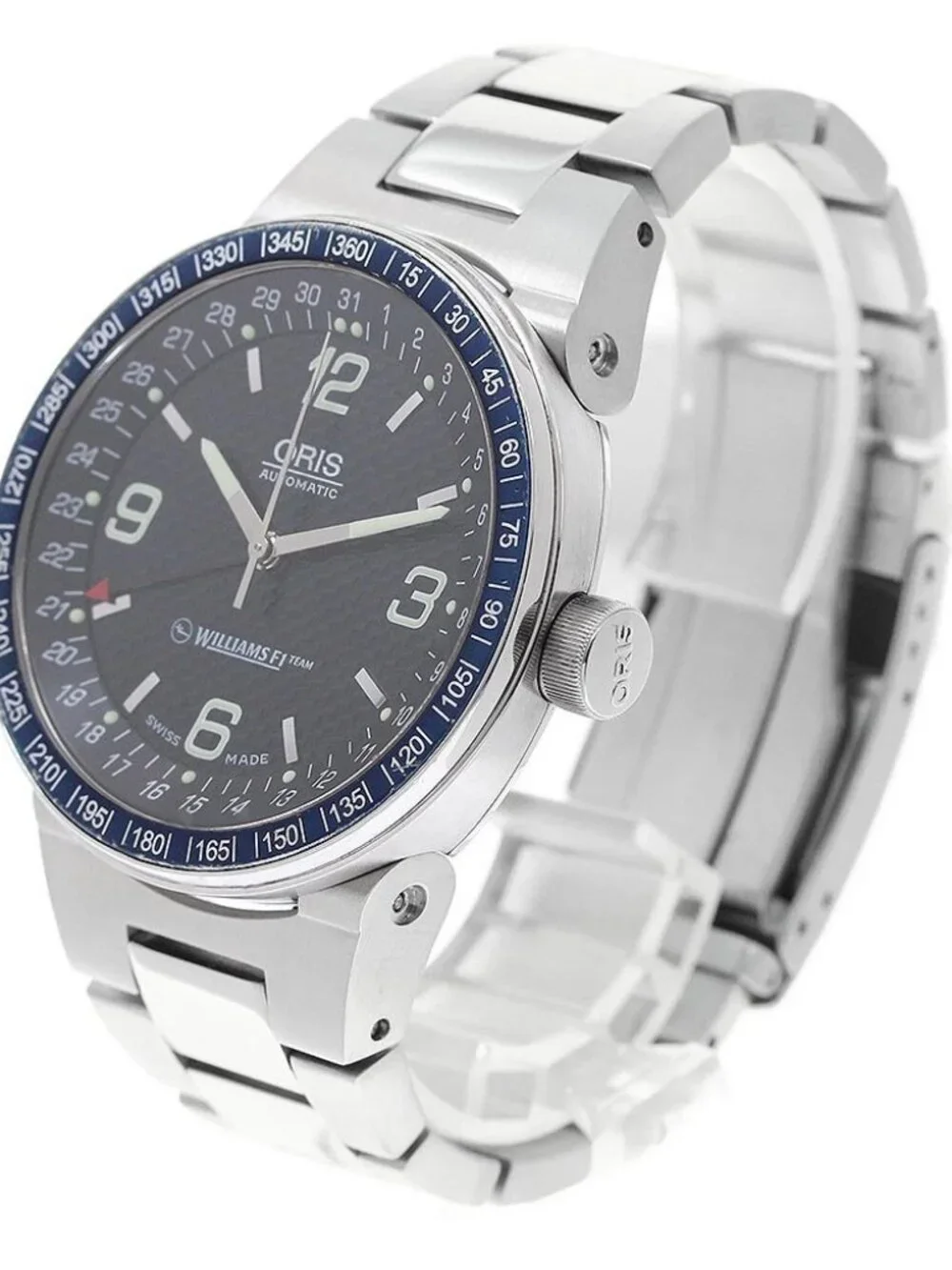 ORIS Williams F1 Team 7585 Pointer date black Dial Automatic Men's Watch_957548